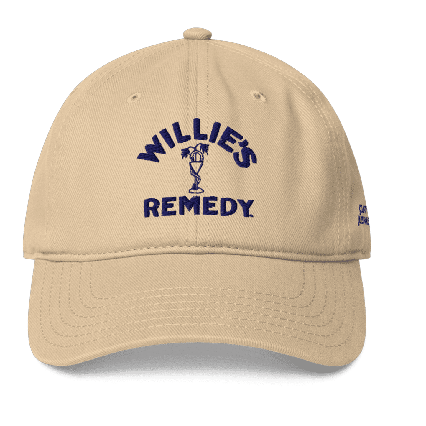 Remedy+ Logo Natural Dad Hat - Print on Demand Hat