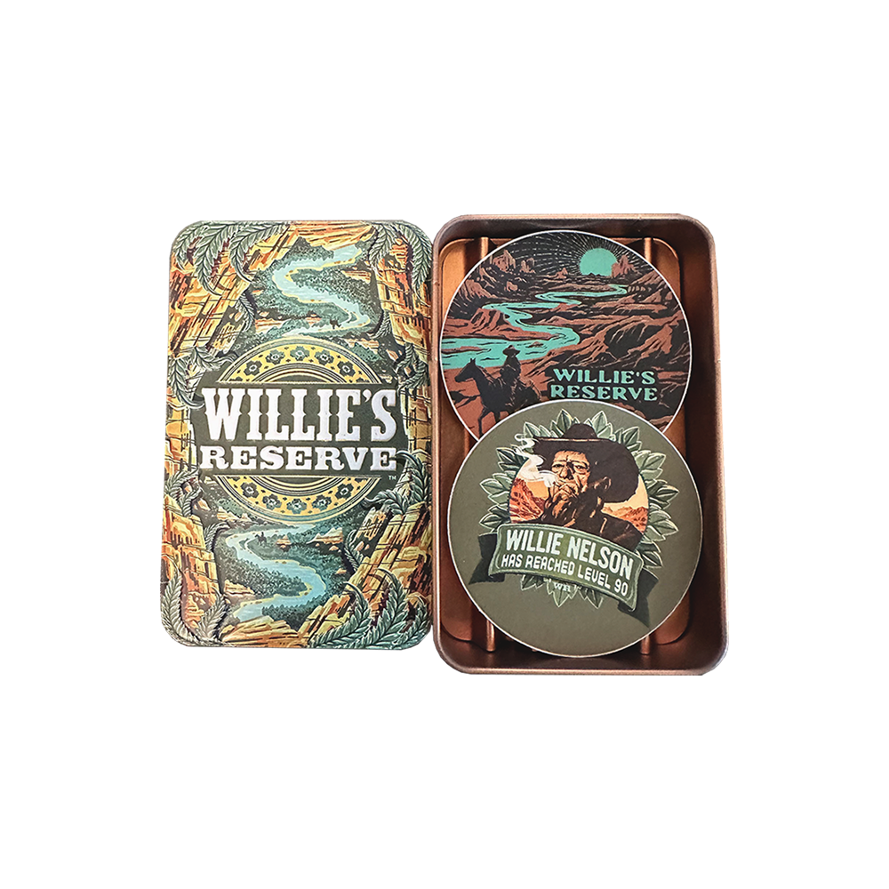 Desert Scene Tin + 2 Stickers