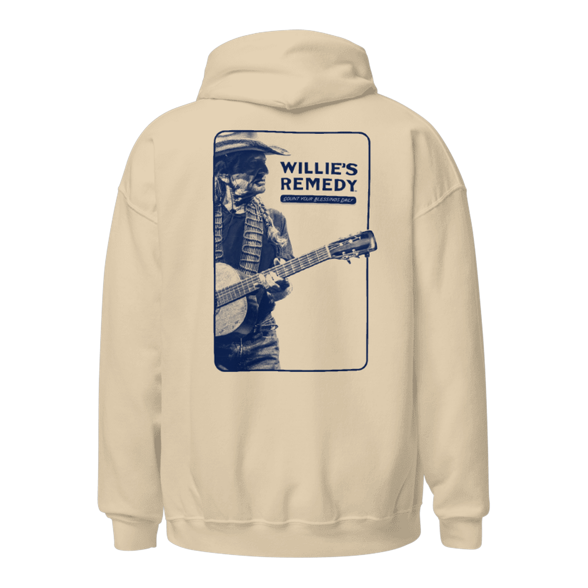Remedy Badge Sand Hoodie - Back