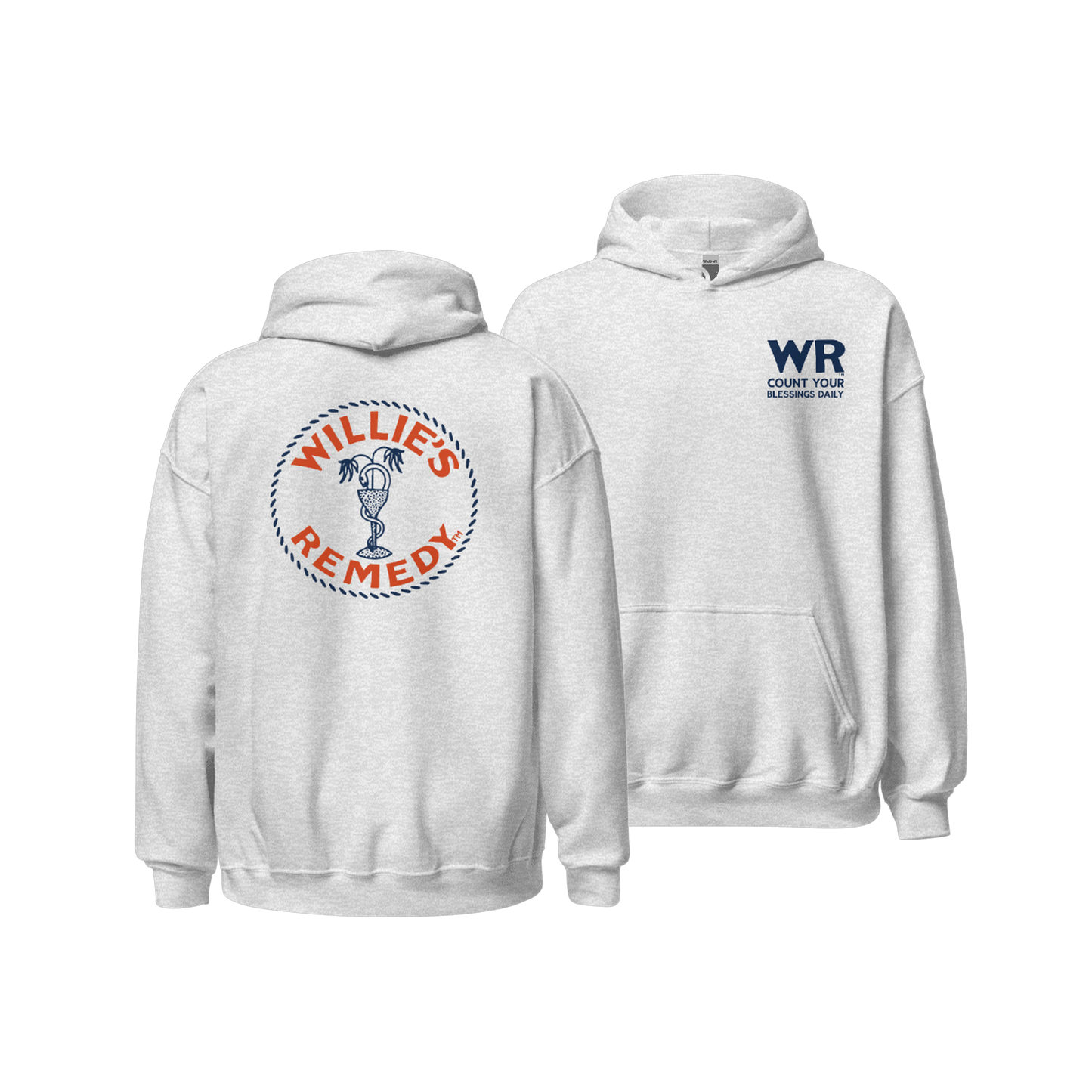Remedy Ash Hoodie - Front and Back