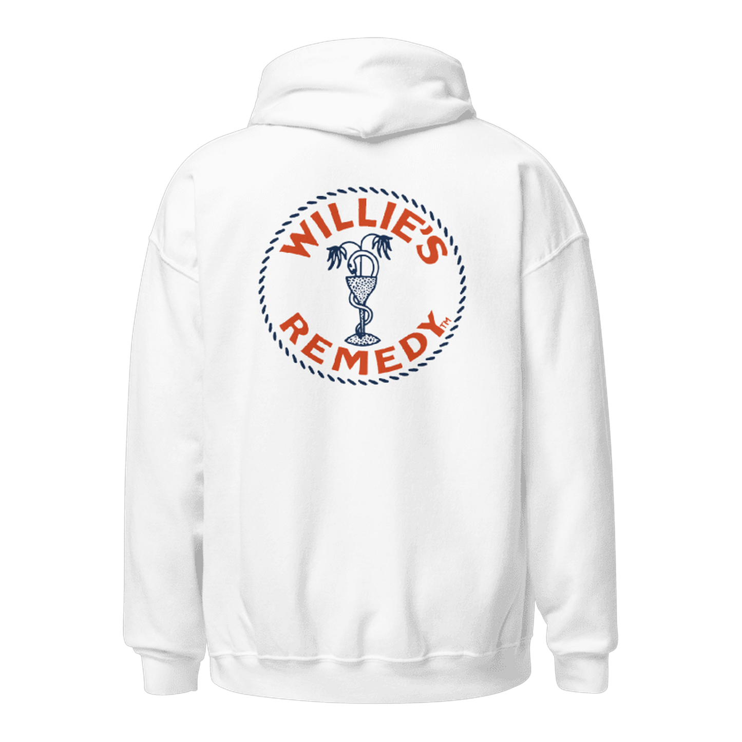 Remedy White Hoodie - Back