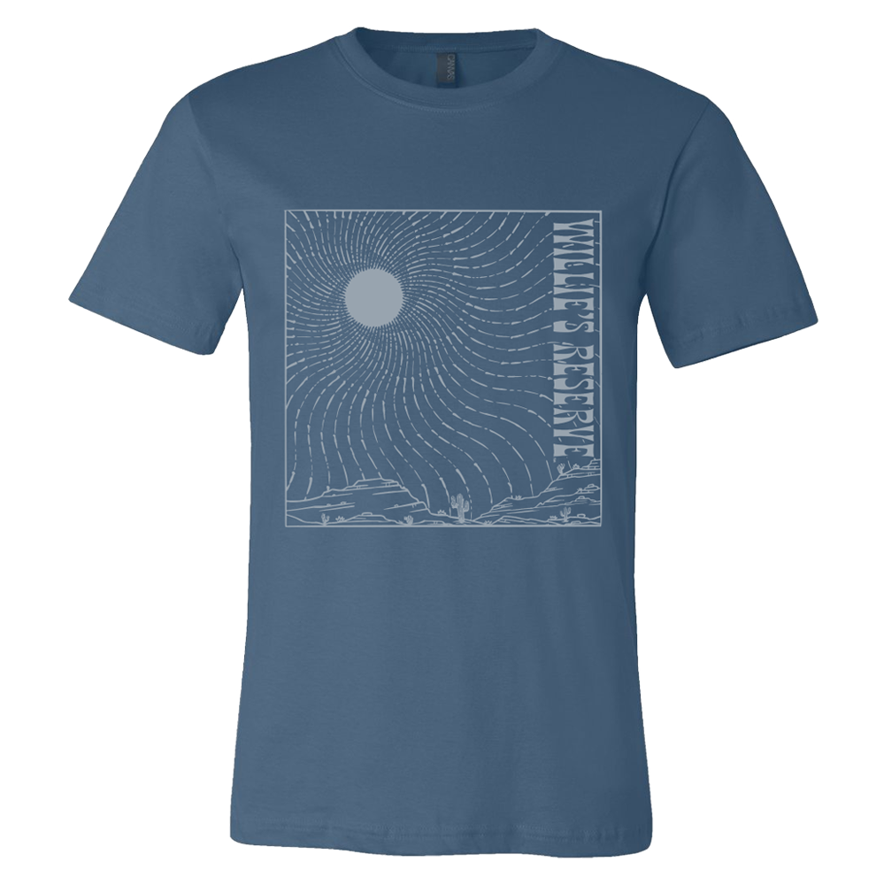 Wavy Ray Blue T-Shirt - Small - T-Shirt