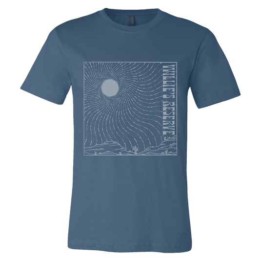 Wavy Ray Blue T-Shirt - Small - T-Shirt